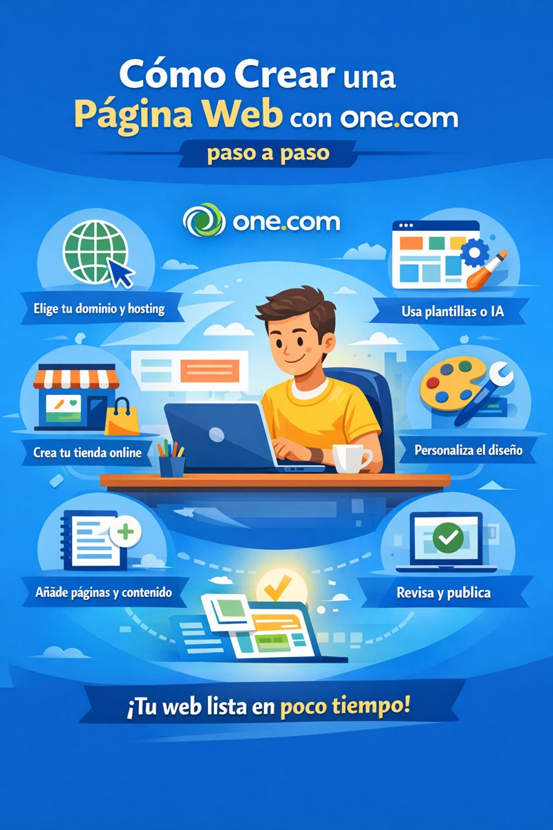 crear web con one