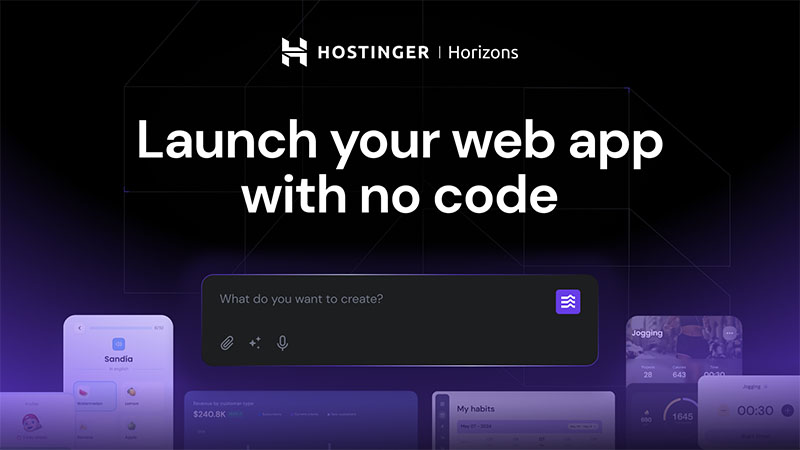 hostinger horizons