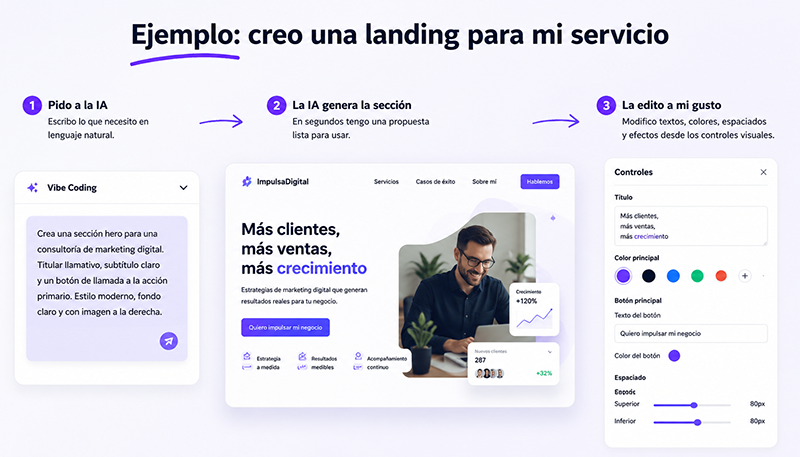 landing para mi servicio